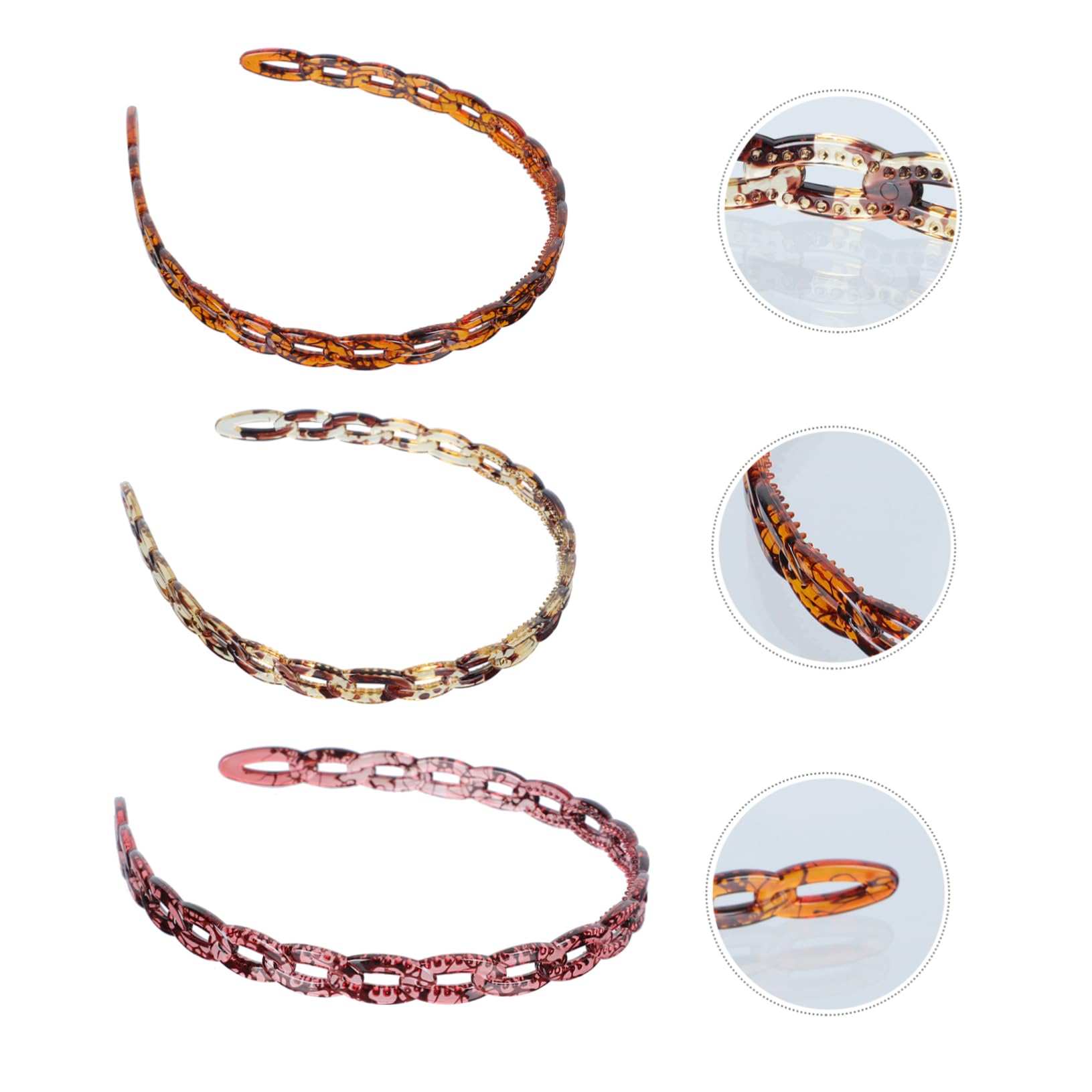 FRCOLOR 15 unidades cinta para el pelo diadema para hombres cintas deportivas para mujer gomas para el pelo mujeres cintas deportivas para el pelo ahuecar paquetes de pelo plástico pp