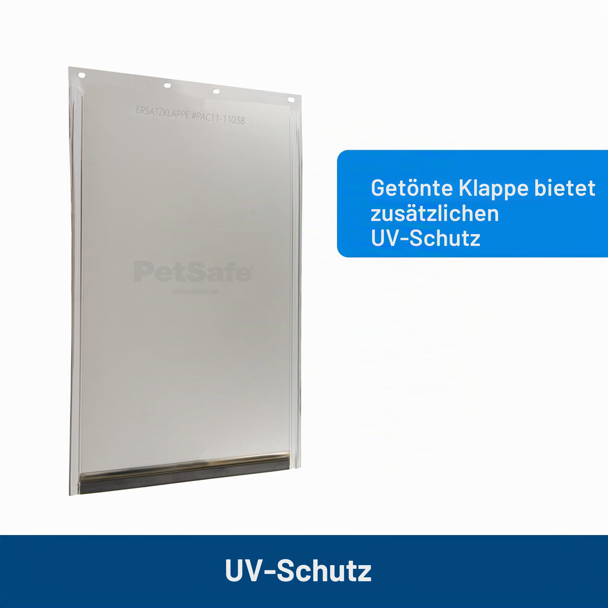 PetSafe Ersatzklappe für Staywell 640 Large, 10 1/8 "x 15 3/4", PAC11-11039, getöntes Vinyl, magnetisch