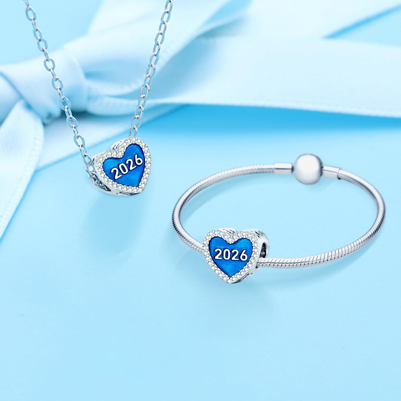 Eusense Cuentas Charm Compatibles con la Pulsera y el Colgante para Collar Europeos de Pandora