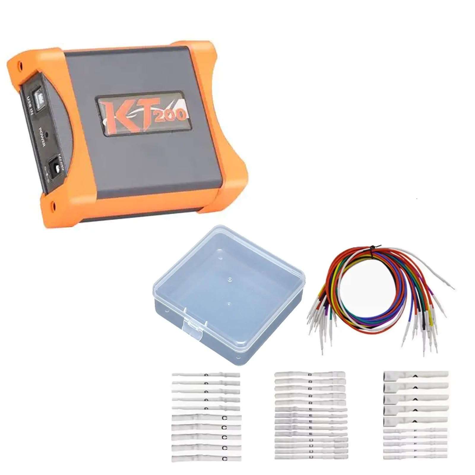 Cavo per unità di controllo motore per appassionati di fai da te KT200II e tecnici professionisti, con strumento di programmazione efficiente, set di connessione per unità di controllo del