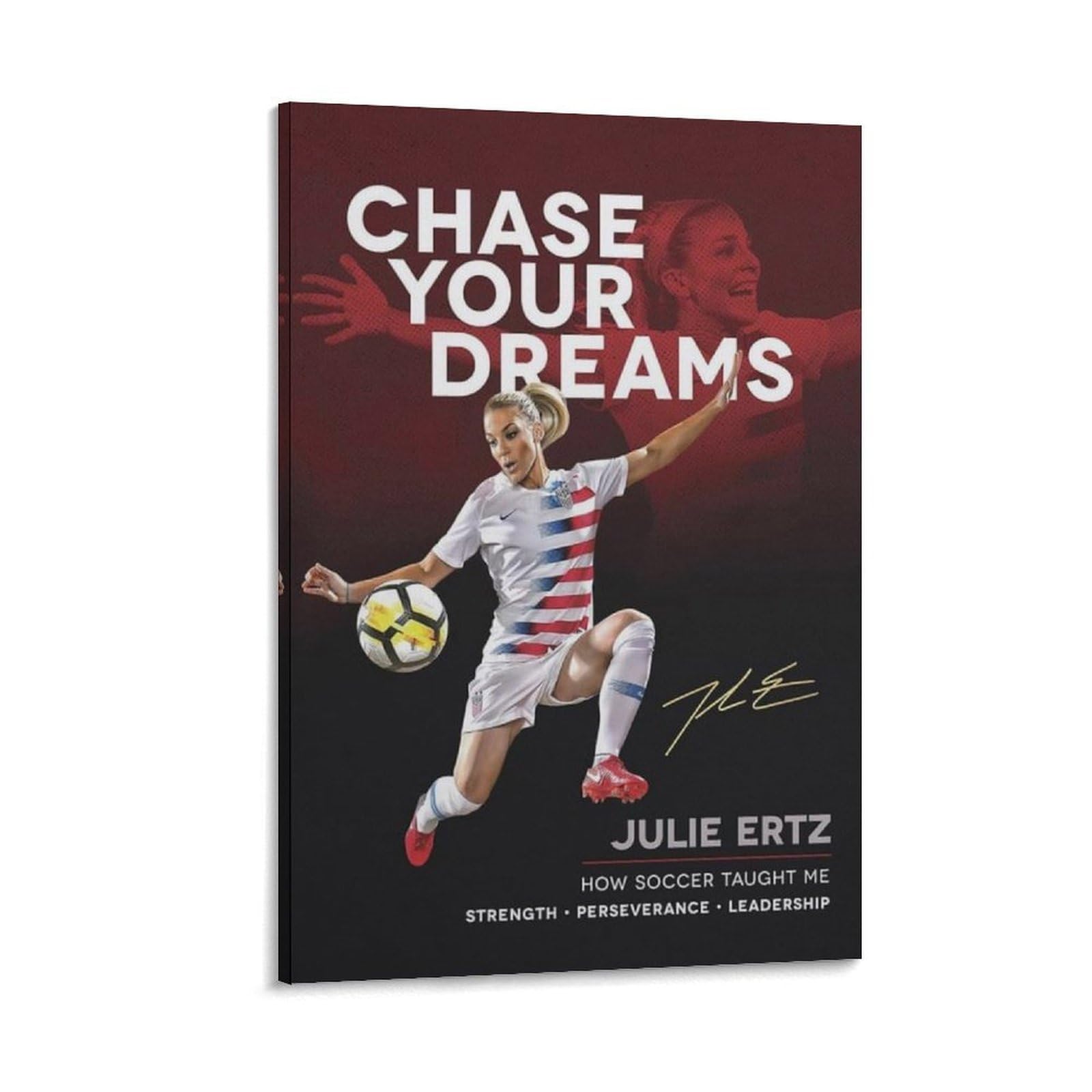 Asuiu Frame-Style Julie Ertz Canvas Poster Artworks Canvas Poster Wall Art Prints Home Modern Decor 12X18inch(30X45cm)