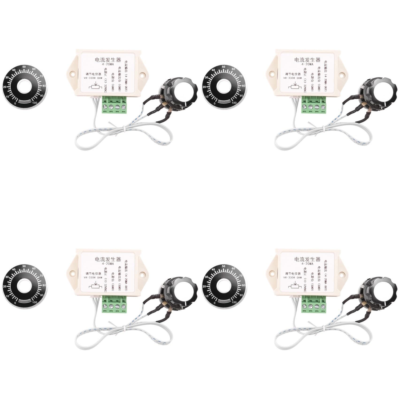4X Generador de Señal 4-20MA Generador de Corriente 4-20MA Módulo Generador de Señal de Corriente de Cantidad Analógica Ajustable