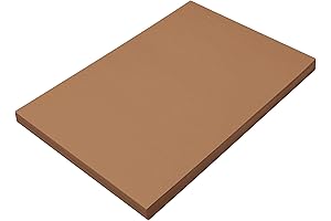 Prang Construction Paper: Durable 12x18 Sheets in Versatile Brown