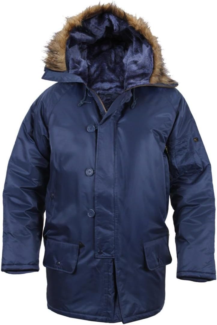 Ultra Force N-3B Snorkel Parka in Navy Blue - 3XL