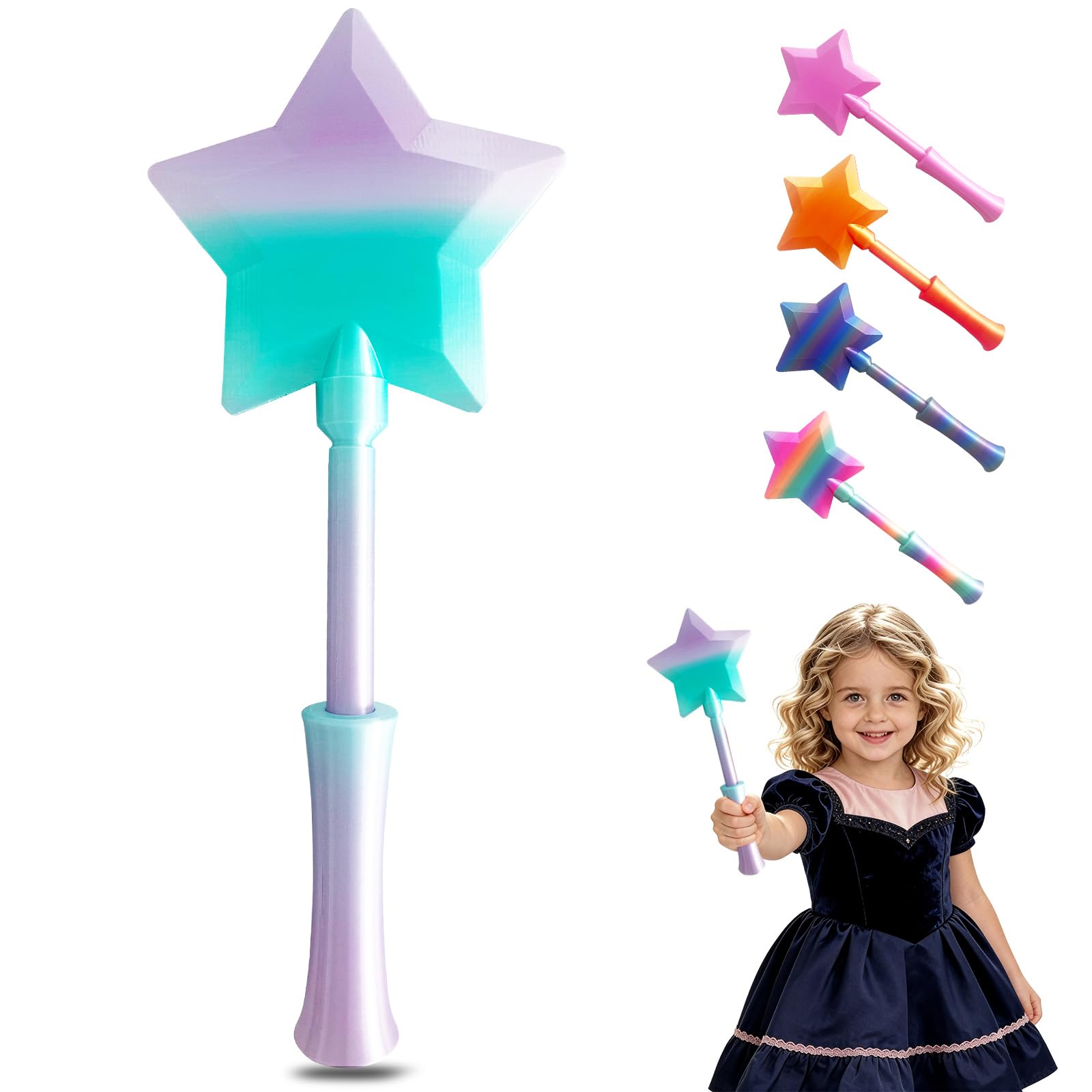 Credit Card Wand,3D Printed Tap to Pay Wand Card Holder with Hidden Slot,Credit Card Holder Wands,Easy Checkout for Contactless Payment,Novelty Gift for Kids and Adults Party(E) — view 10