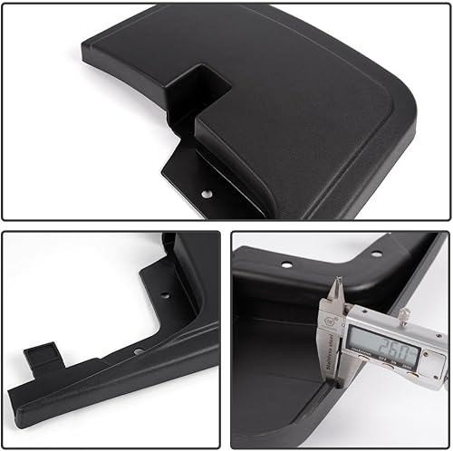 Miniatura 5 de CHEDA Juego de 4 guardabarros compatibles con Ford 2015-2018 F150 guardabarros sin guardabarros delantero y trasero