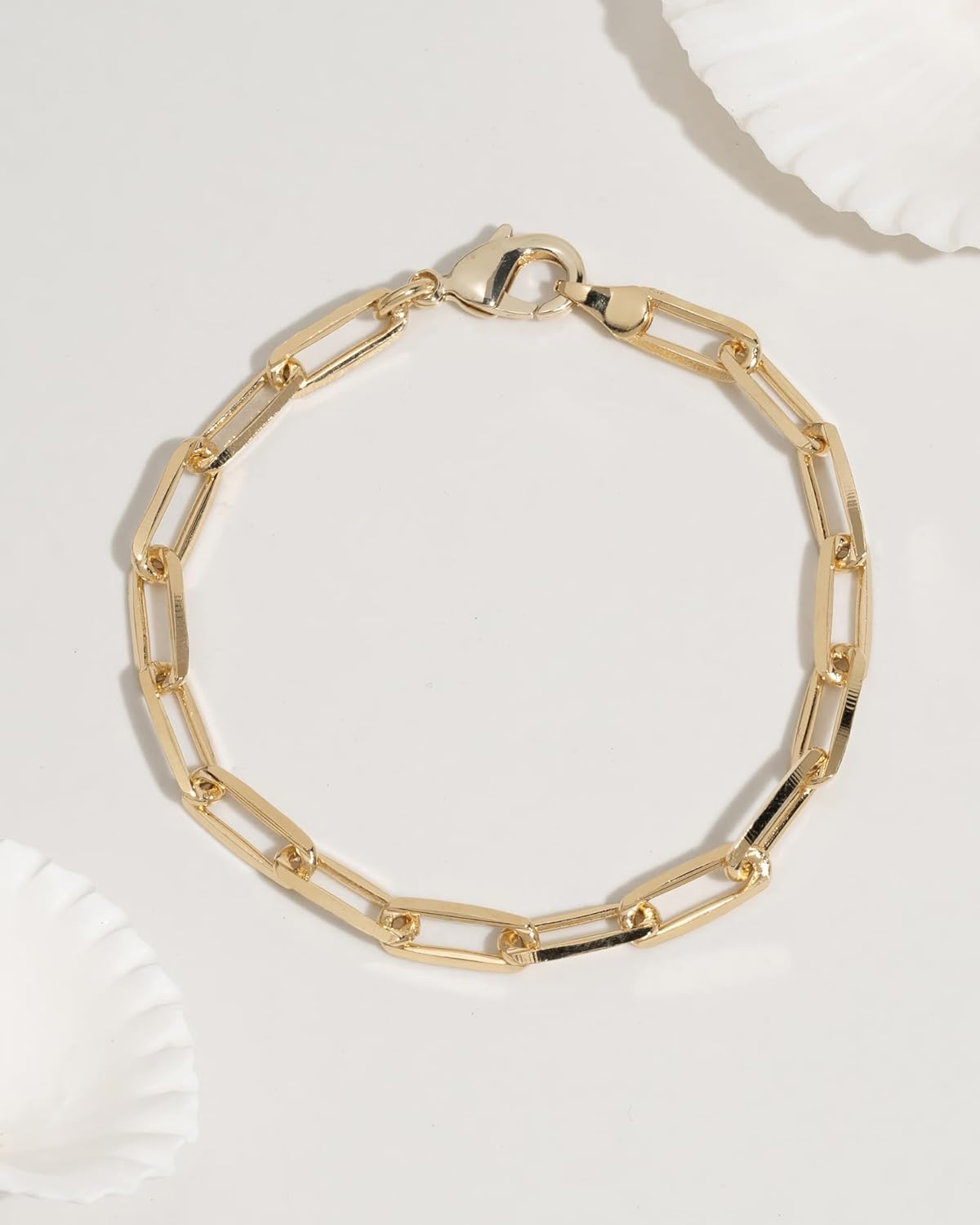 James Michelle Chunky Love Bracelet for Women – Premium Waterproof, Tarnish-Free, Gold PVD Coated Jewelry – Hypoallergenic – Perfect for Beach, Weddings, Gifts – 7 Inch Length - Image 2