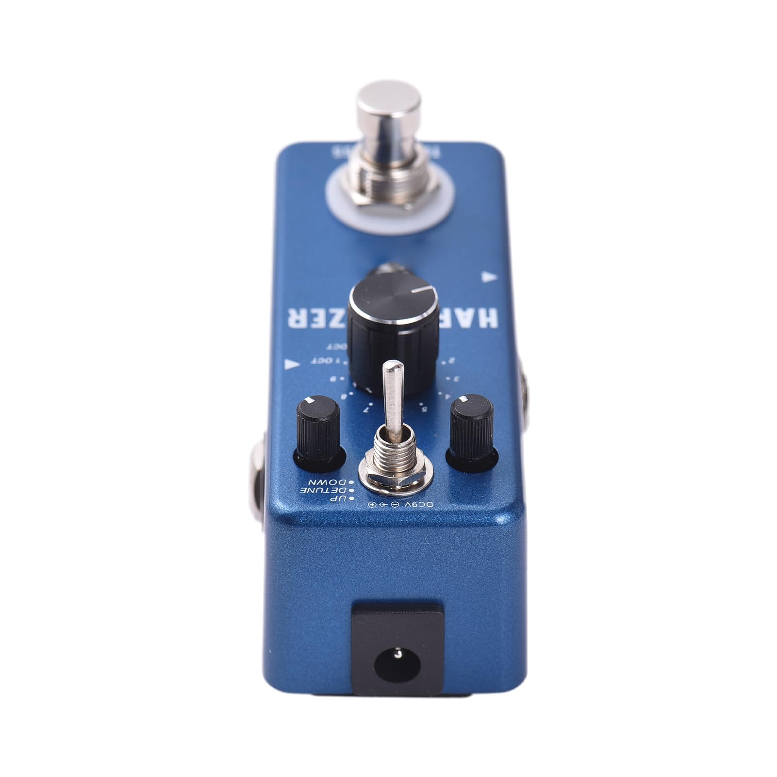 Pedale Effetti per Chitarra Harmonizer Pedale Compatto per Armonia/pitch Shift/detune Chitarra Elettrica Chitarristi Materiale in Lega di Zinco Blu Scuro 3 modalità Principianti e