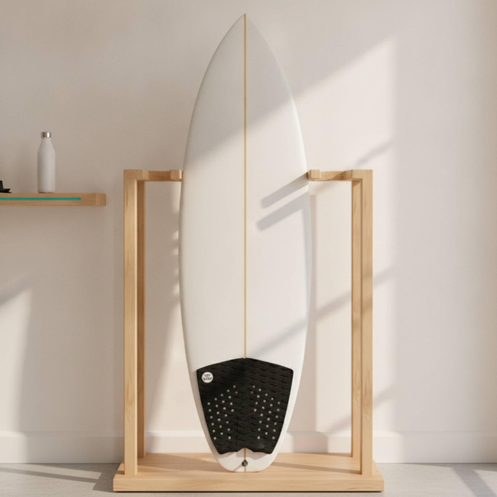 harayaa Almohadilla de Tracción para Tabla de Surf Pad Antideslizante de 3 Secciones con Superficie Texturizada de EVA Ligera y Perforaciones Adecuada para