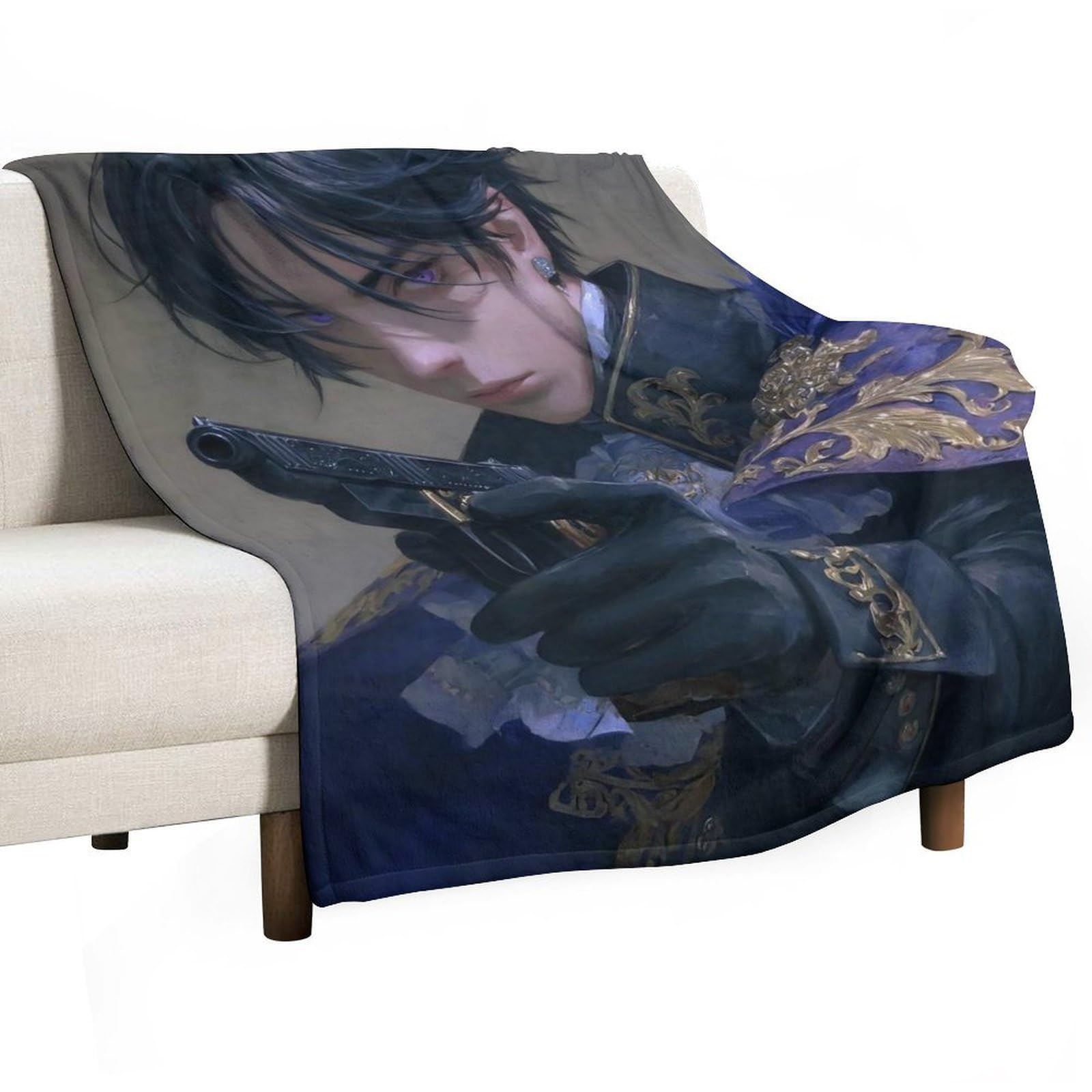YHGSREUOH Dark Cape, Dark Plans (3) Flannel Blankets Fleece Soft Throw Lightweight Plush Gifts for Couch, Bed, Cozy Sofa Plush, Chair, Lovers 150x200cm(60x80in)