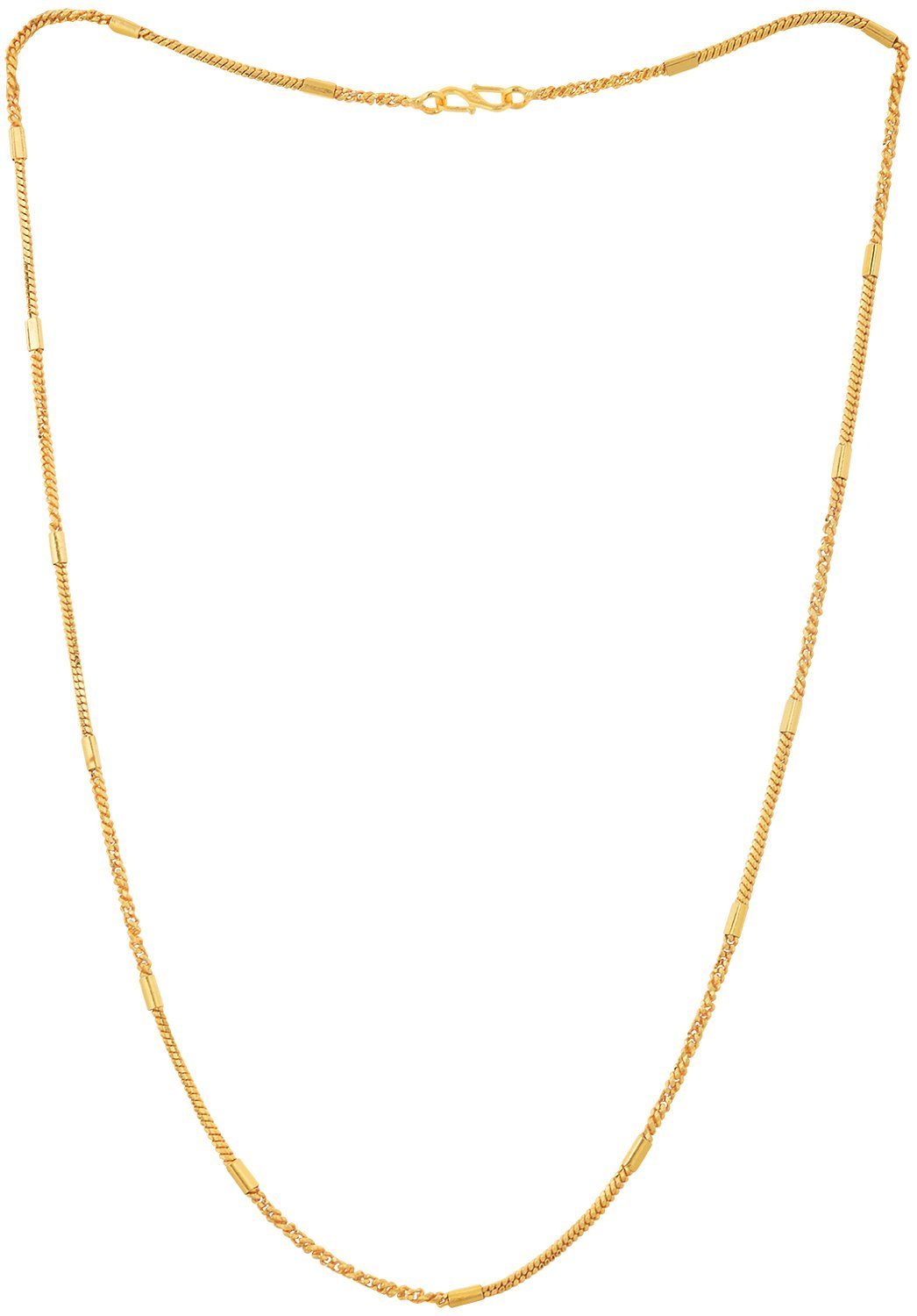 Handicraft Kottage 24 Inch and 22K Plane Gold Plated Chain Necklace for Womens (B07C9N2YHL) Amazon Price History, Amazon Price Tracker