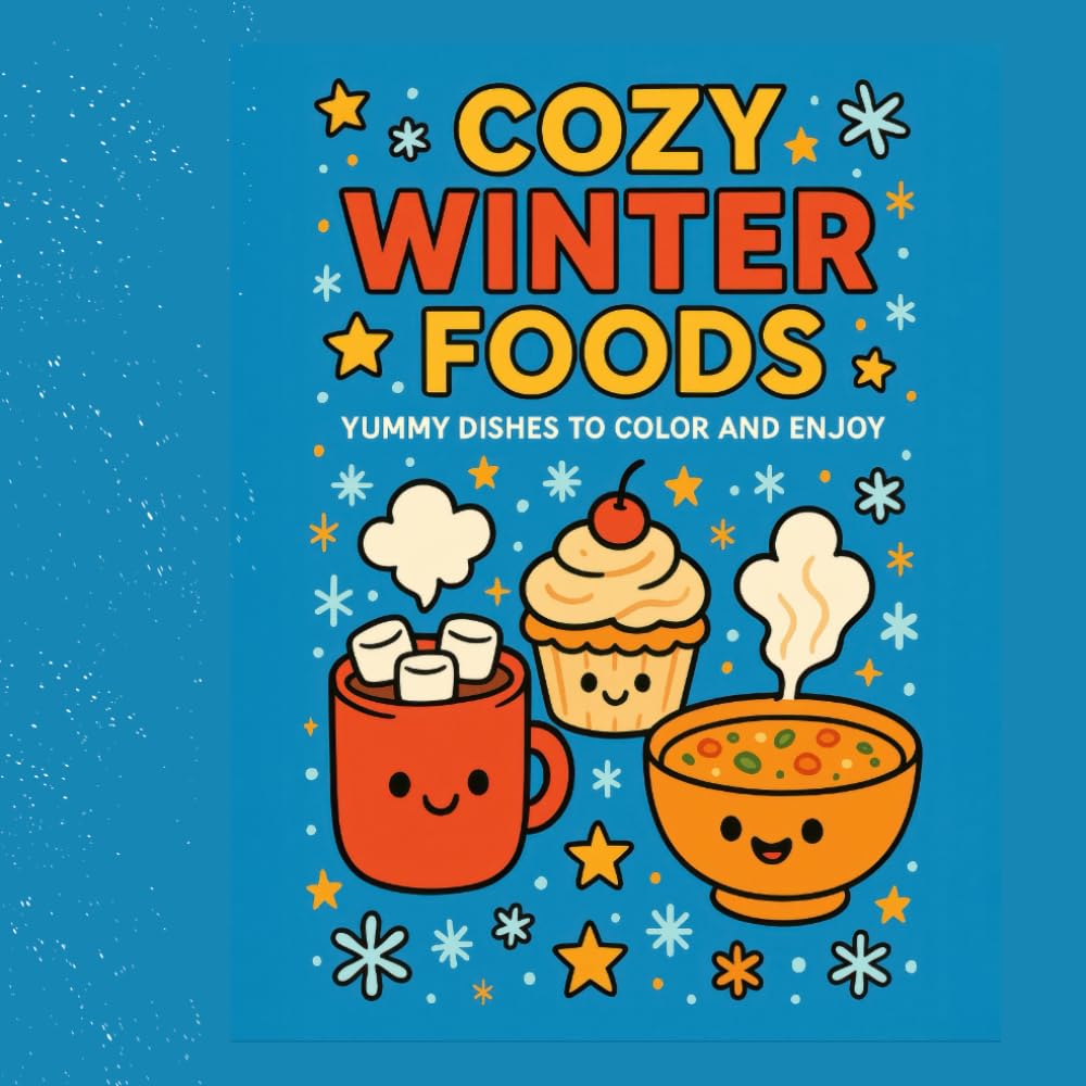 COZY WINTER FOODS: YUMMY DISHES TO COLOR AND ENJOY