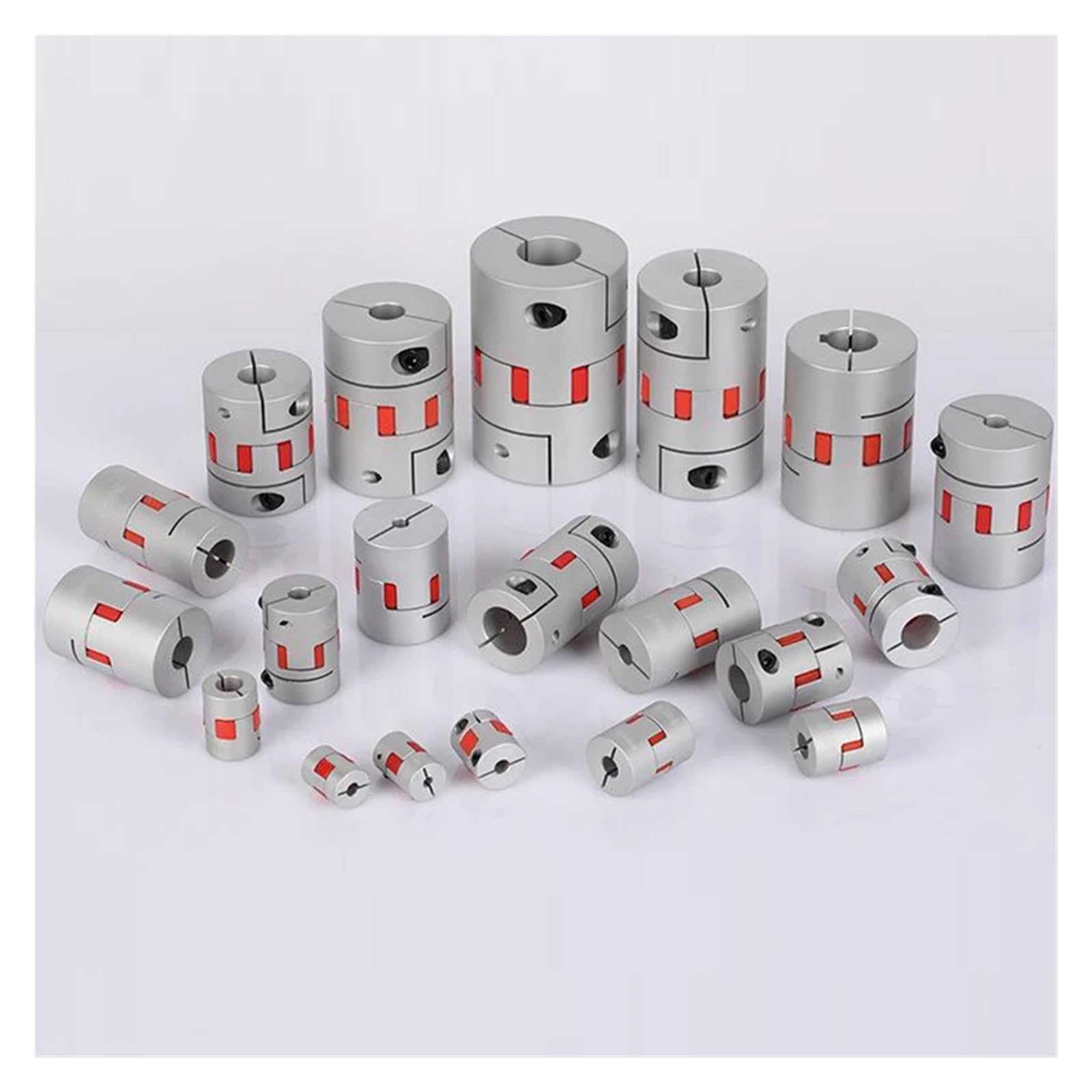 Acoplador de eje D25L30 de 6 x 8 pulgadas, mandíbula flexible, araña, ciruela, acoplador de eje de acoplamiento, arrancador electrónico paso a paso