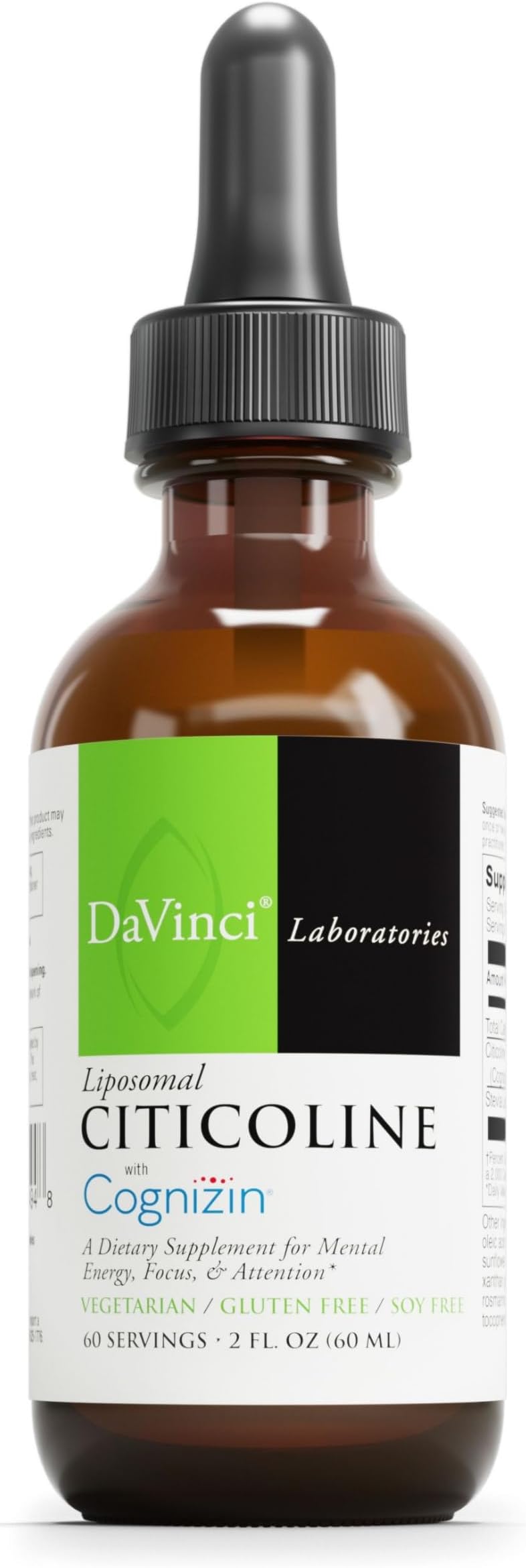 DaVinci Laboratories - Liposomal Citicoline - 60 Servings - 2 Fl Oz