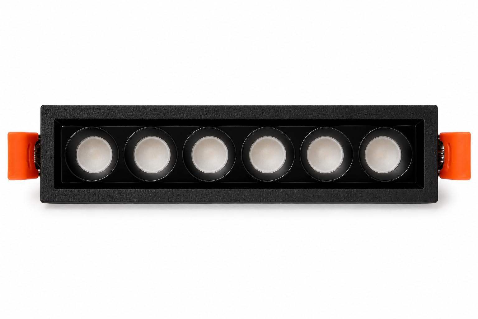 LED Linear Light 12W Recessed Ceiling Downlight | 6 Lens Anti-Glare COB Linear Spotlight | 4000K Natural White | Indoor False Ceiling Light for Home, Office, Showroom & Hotel | Black-image-36