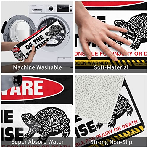 Tapis attention aux tortues COTECI paillasson de porte humour 50x80 cm - 5