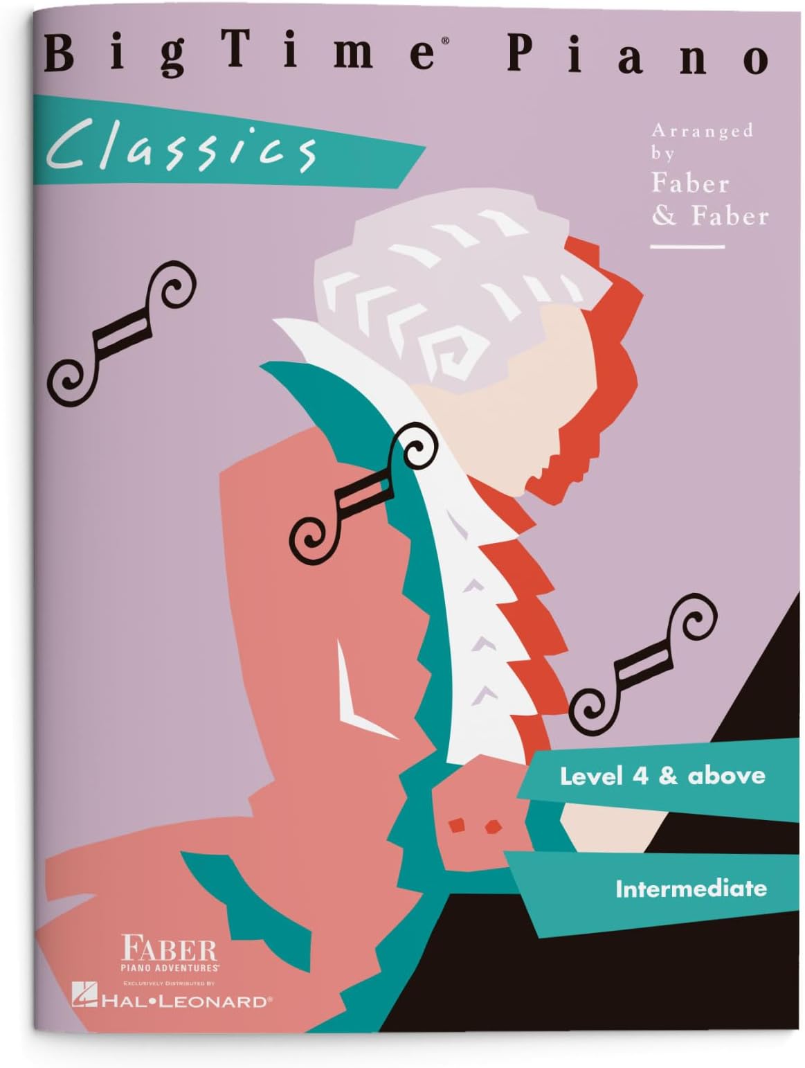BigTime Piano: Classics – Level 4 | Intermediate Classical Piano Songbook for Students and Adults | Popular Masterworks Arranged for Solo Piano | Faber Piano Repertoire for Study and Performance