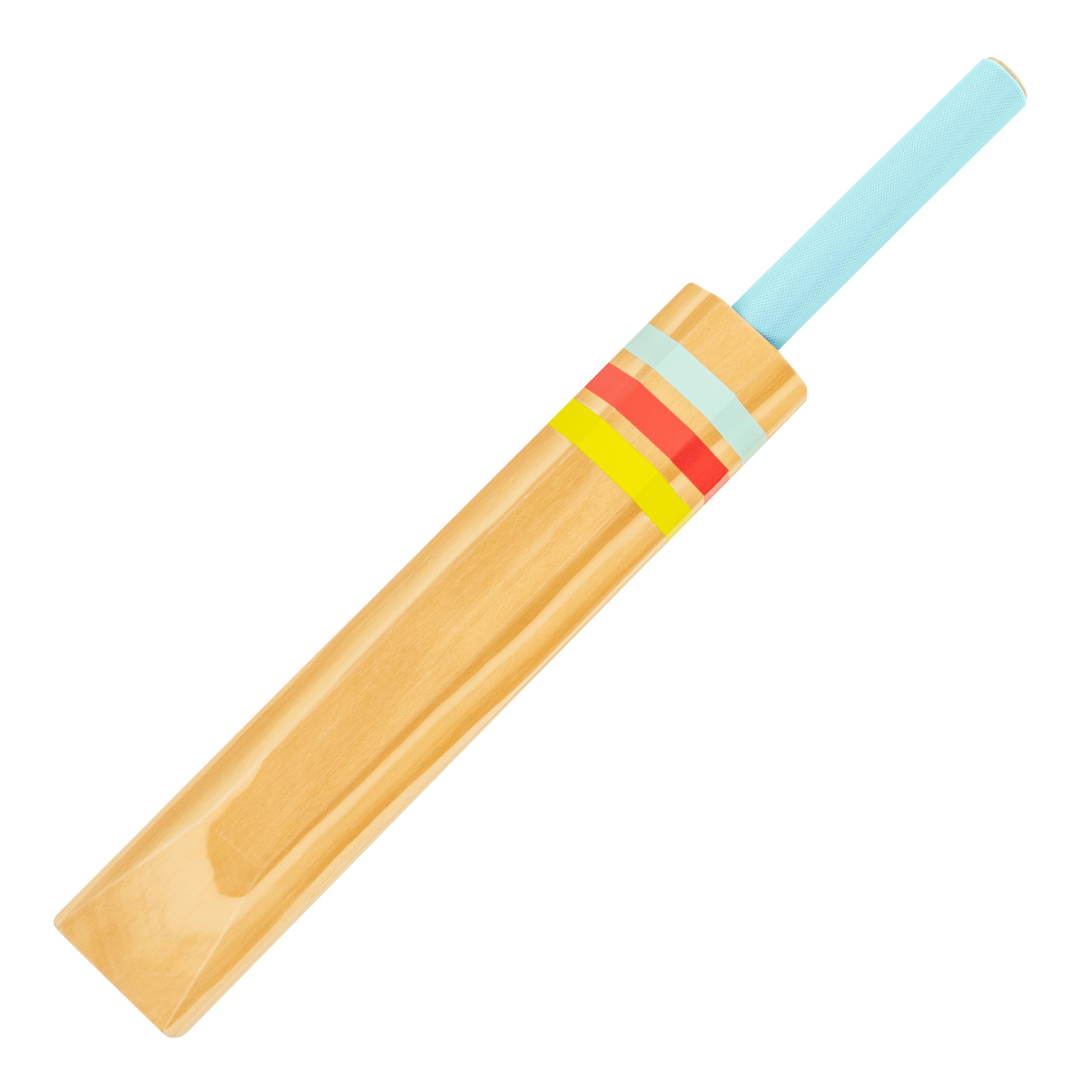 TP Toys FSC-zertifiziertes Cricket-Set aus Holz mit Schläger der Größe 0, 4 Stämme, Bügel, Tennisball und Stoff-Tragetasche für Familienspaß