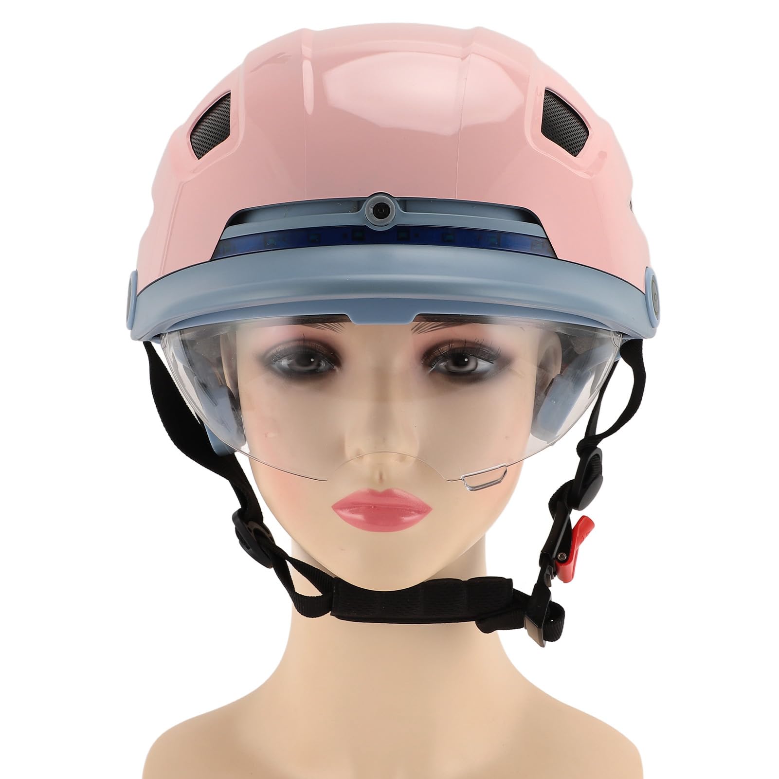Fahrradhelm mit Bluetooth, Intelligenter Fahrradhelm für Erwachsene, Männer und Frauen mit Integrierten Lautsprechern, Intelligenter Helm mit Weitwinkellicht, Warnlicht,