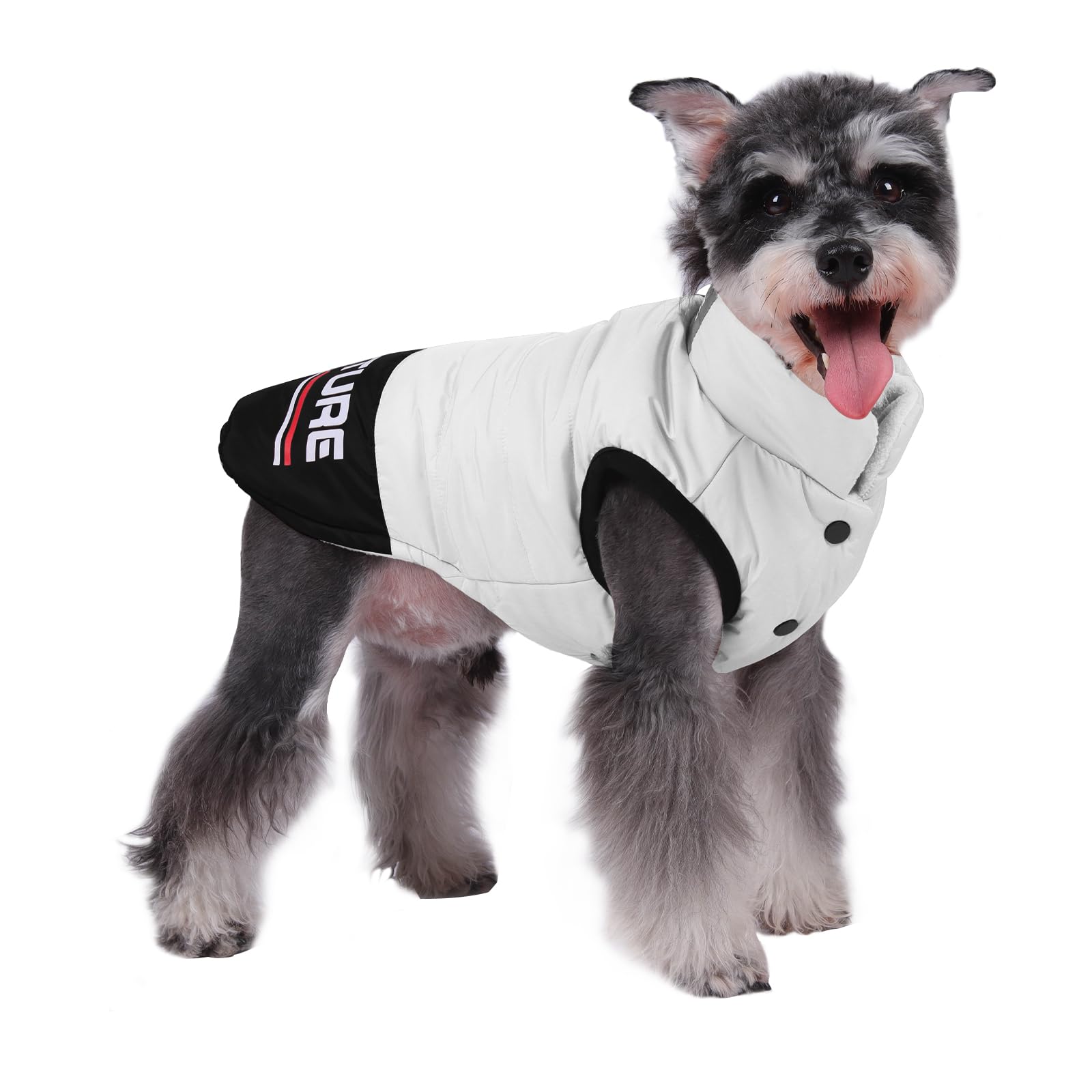 DoggieKit Dog Clothes for Small Medium Dogs,Dog Winter Coat Waterproof Cold Weather Warm Jacket with D-ring,Warm Vest Dog Clothes Dog Jacket for Small Medium Large Dogs