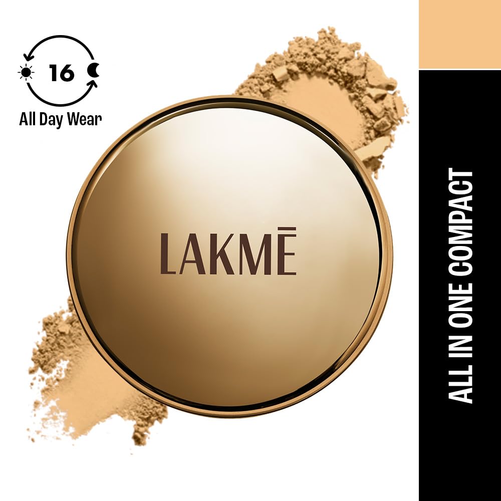 Lakme 9 to 5 Primer Foundation Compact - Ivory -3