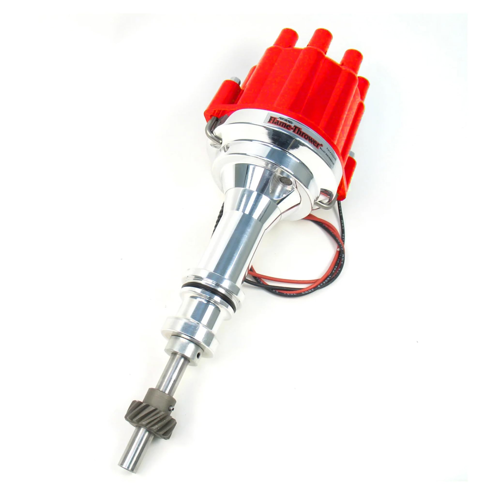 PerTronix Ignition Distributor - with Ignitor II, Red Female Cap - D230801