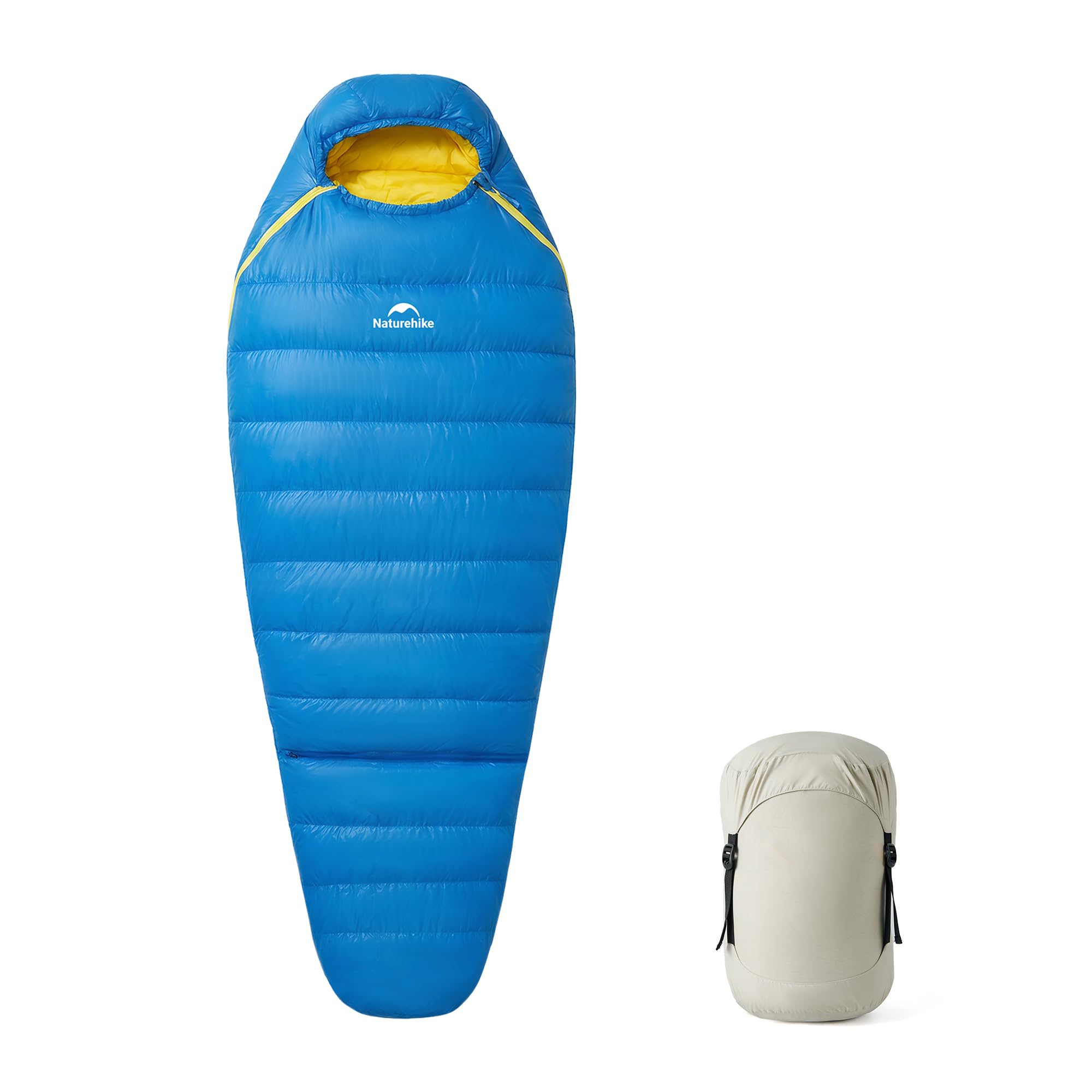 Naturehike Snow Petrel Base Sac de couchage momie en duvet 90 % de duvet RDS Outdoor Professional Camping Sac de couchage pour adulte