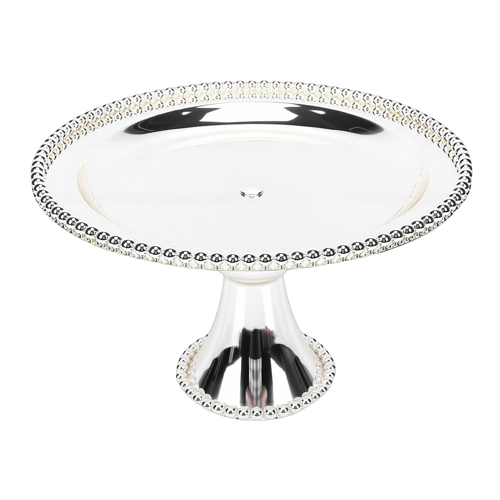 Rengue Support à Gâteau en Fer, Support à Gâteau sur Pied pour Décoration de Mariage, Plateau à en Métal à Pieds Hauts, 25 X 15,5 Cm pour Fêtes et événements