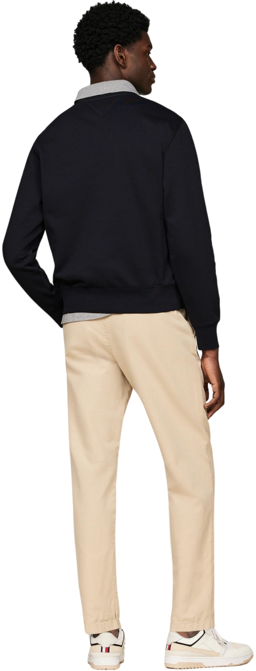 Tommy Hilfiger Felpa Uomo Tommy Logo senza Cappuccio