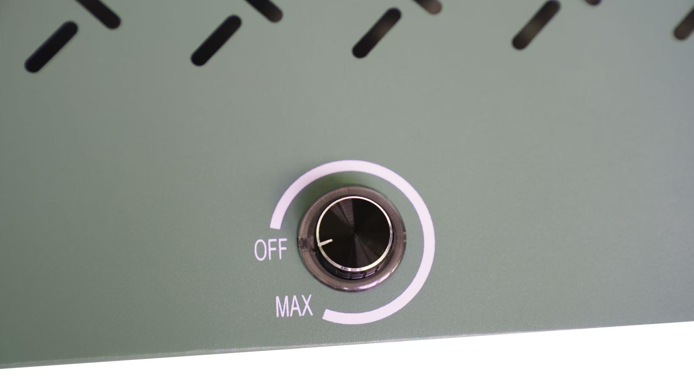 Barbecue de Table Portable au Charbon Sans Fumée, Ventilation Intelligente, Design Compact, Grille en Acier Chromé, Vert
