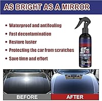 Vista 3 de RJDJ Agente de renovación de revestimiento multifuncional, aerosol de agente de recubrimiento de automóvil, spray de recubrimiento rápido 3 en 1