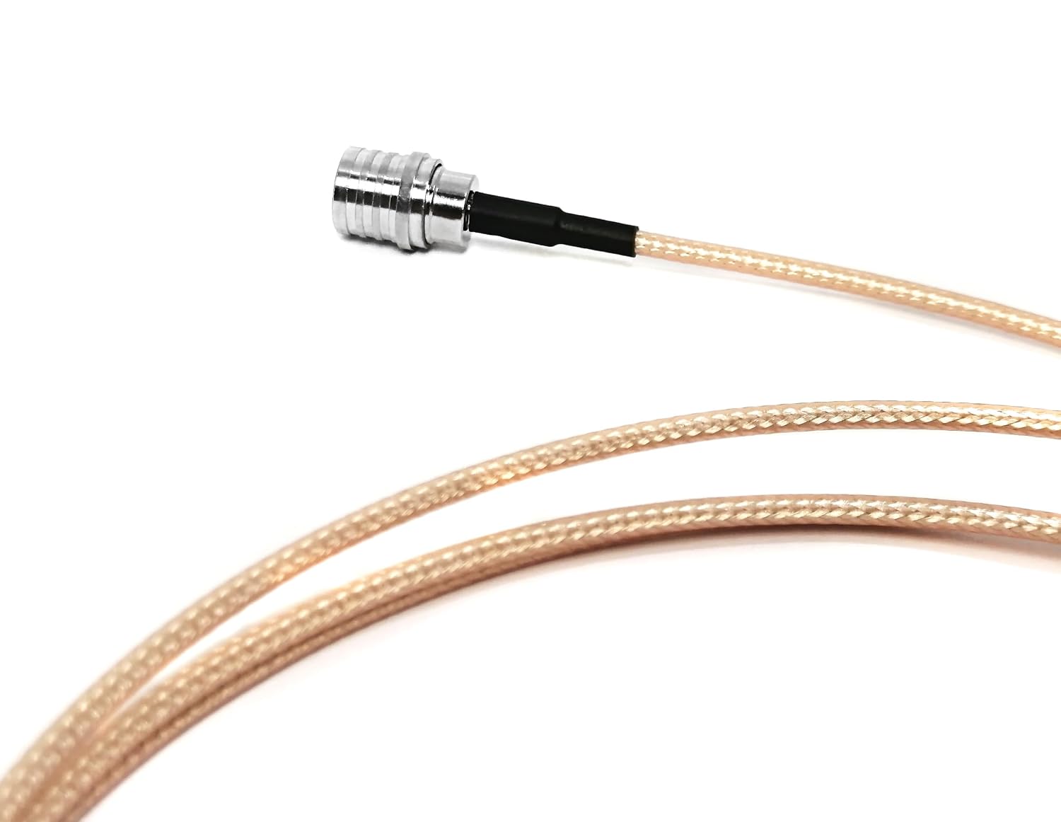 6ft RG316 Coaxial Cable Extension Jumper - QMA Male to QMA Male Angle Connector, 50 Ohm