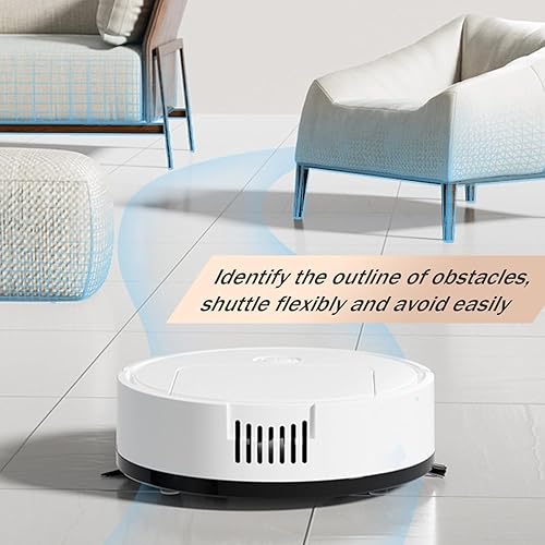 Miniatura 6 de Robot aspirador y trapeador, robot al vacío, mopa avanzada para evitar obstáculos, diseño delgado de robot aspiradora, ideal para pelo de mascotas,