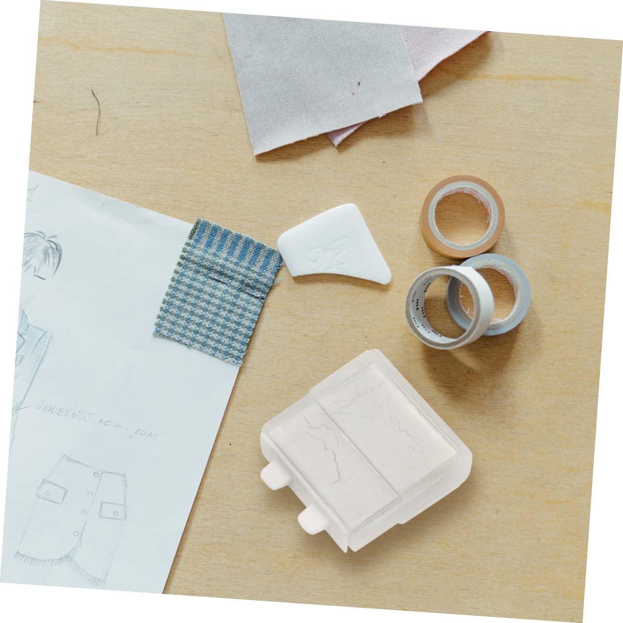 NUOBESTY 3er-sets Kreide-nähzubehör Nicht Verpackt Zum Nähen Von Kleidung 10 Stück * 3