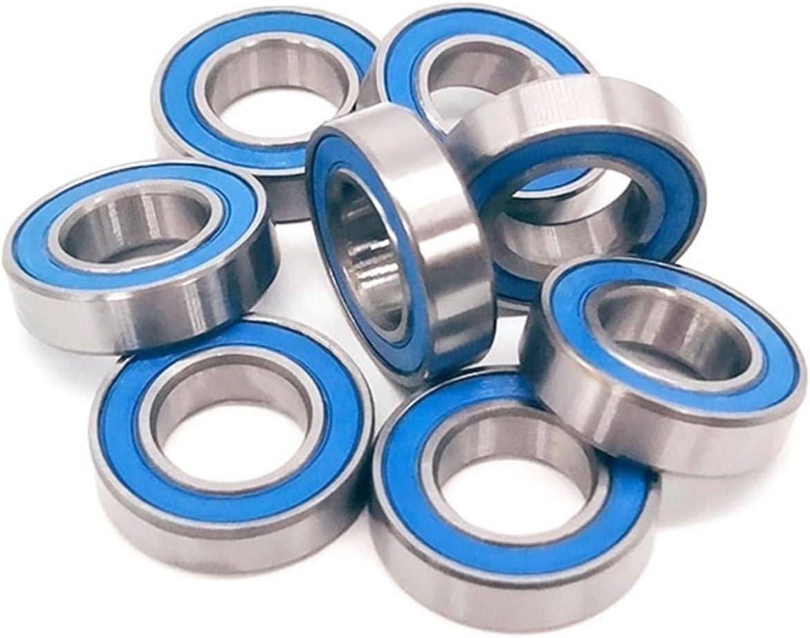 6800-2RS Bearing 10x19x5 mm ABEC-7 (6Pcs) 10 19 5 6800RS Metric Thin Section Ball Bearings for Bicycle Hub Front Rear Hubs Wheel