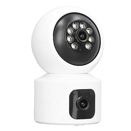 1080P HD Dual Lens Wireless 2.4GHz WiFi Camera Home Security Cameras with Intelligent APP Remote Control, Ideal for Baby Monitor Pet Camera