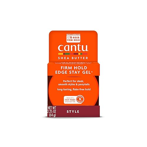Cantu Extra Hold Edge Stay Gel con manteca de karité 225 onzas el embalaje puede variar