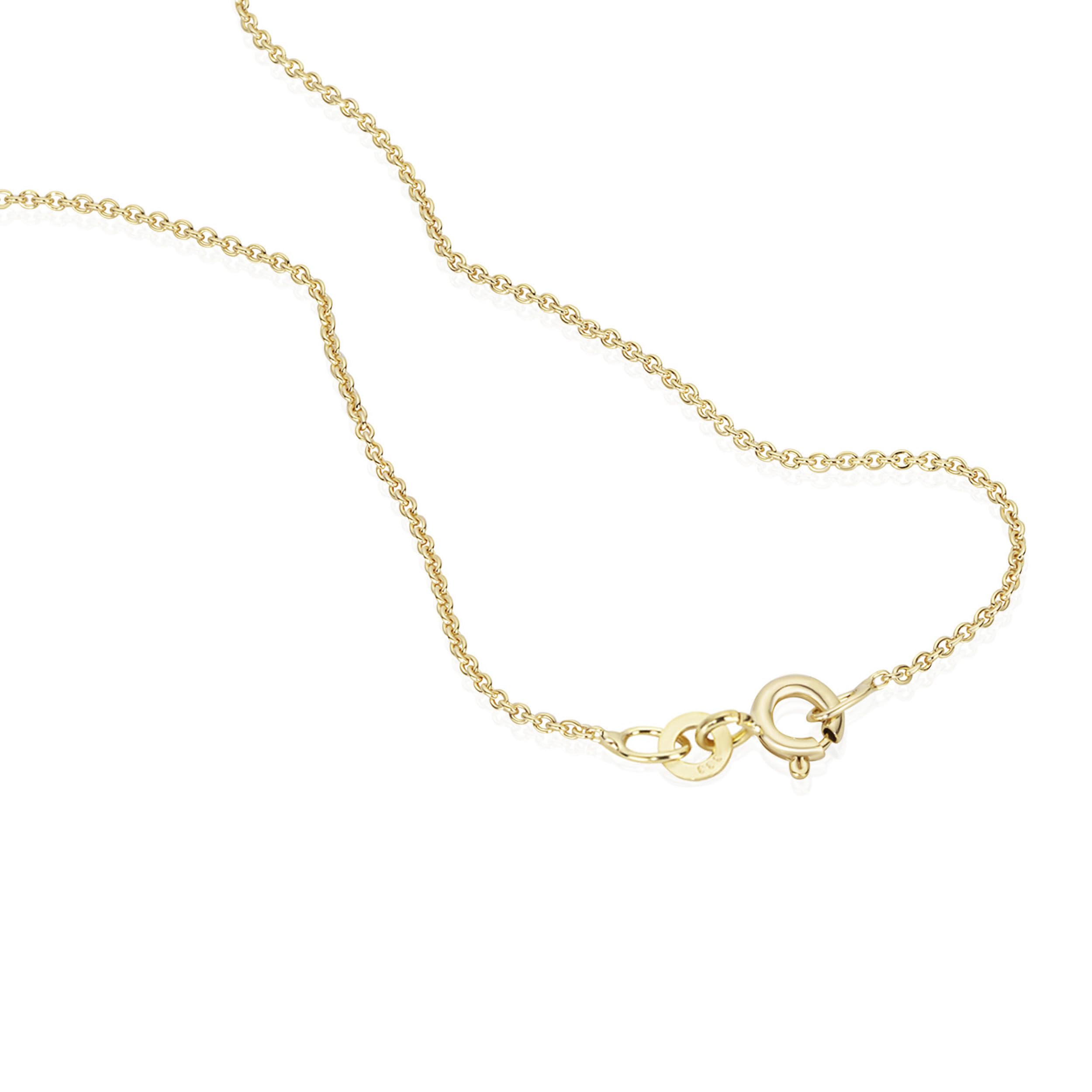 NKlaus Ankerkette 333er Gelbgold 8 Karat massiv 36–50cm 0,8mm 1 Stück