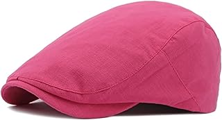 Boinas de primavera y verano, para hombre y mujer, color liso, liso, para artista, gorra plana ajustable