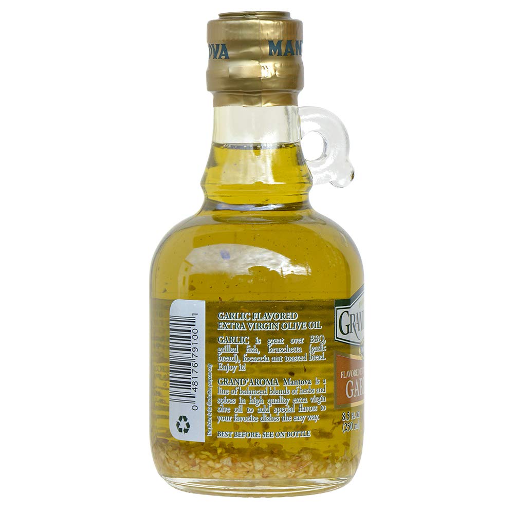 Amazon.com : 8.5 Oz Garlic Grand'aroma Flavored Extra Virgin Olive