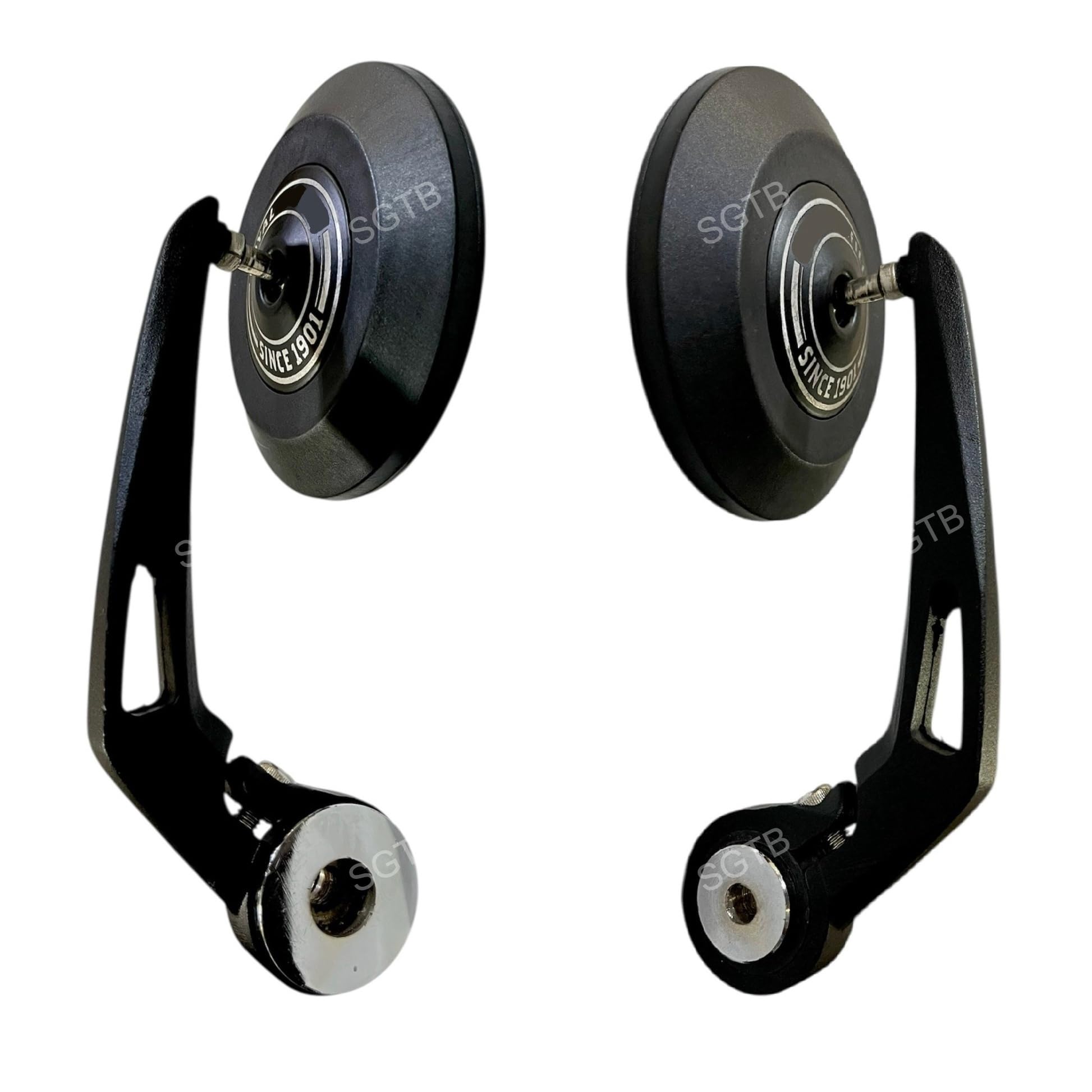 Latest Handle Bar End Mirrors Compatible with Hunter Meteor Reborn Classic 350 500 Standard Super 650 Shotgun GT Continental Interceptor Himalayan Scram Guerrilla Bikes Mirror Set-picture-31