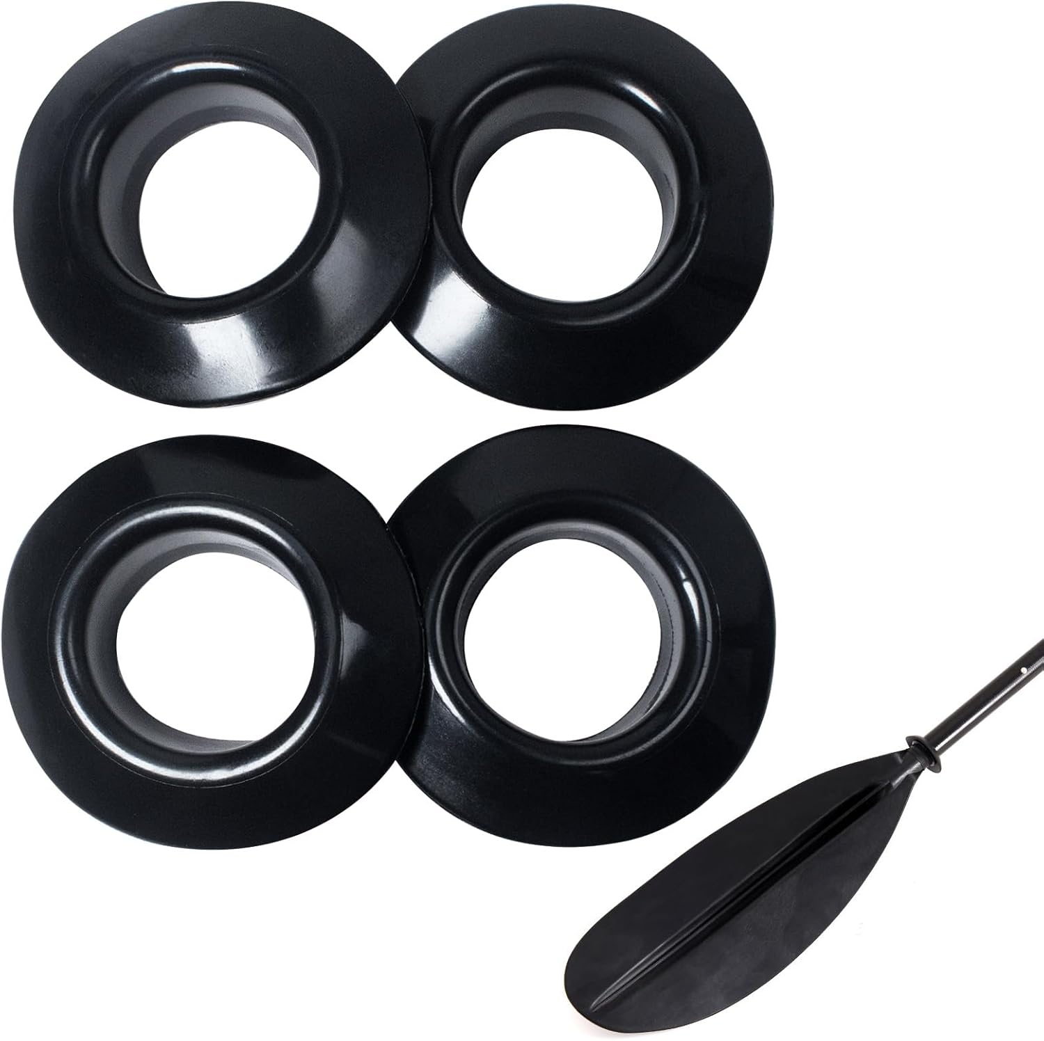 4Pcs Universal Kayak Paddle Drip Rings,Rubber Canoe Paddle Drip Ring for Kayak Canoe Rafting Paddles Shaft Universal Kayak Durable Splash Guards Paddle Accessories 4Pcs Universal Kayak Paddle Drip Rings,Rubber Canoe Paddle Drip Ring for Kayak Canoe Rafting Paddles Shaft Universal Kayak Durable Splash Guards Paddle Accessories