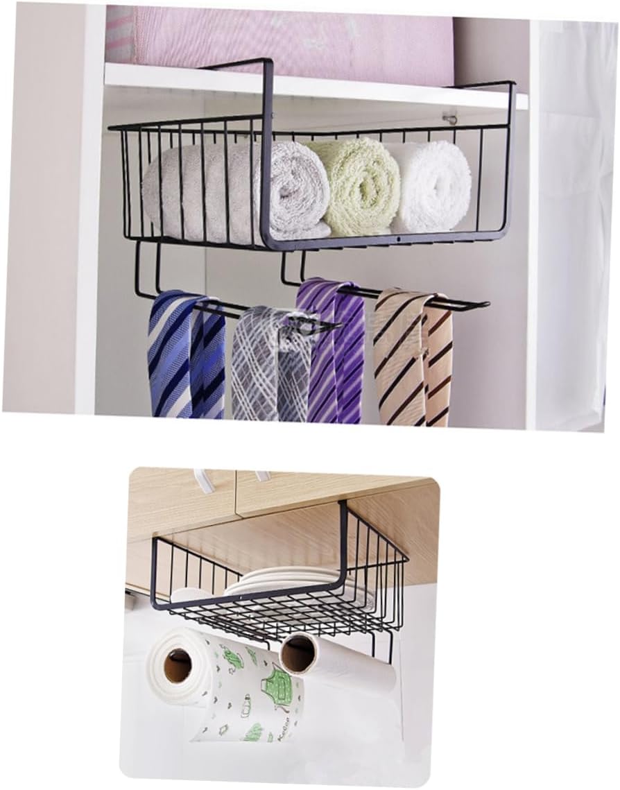 Shaped under Cabinet Shelf Kitchen under Cabinet Shelf Storage Rack Wardrobe Storage Rack Towel Holder