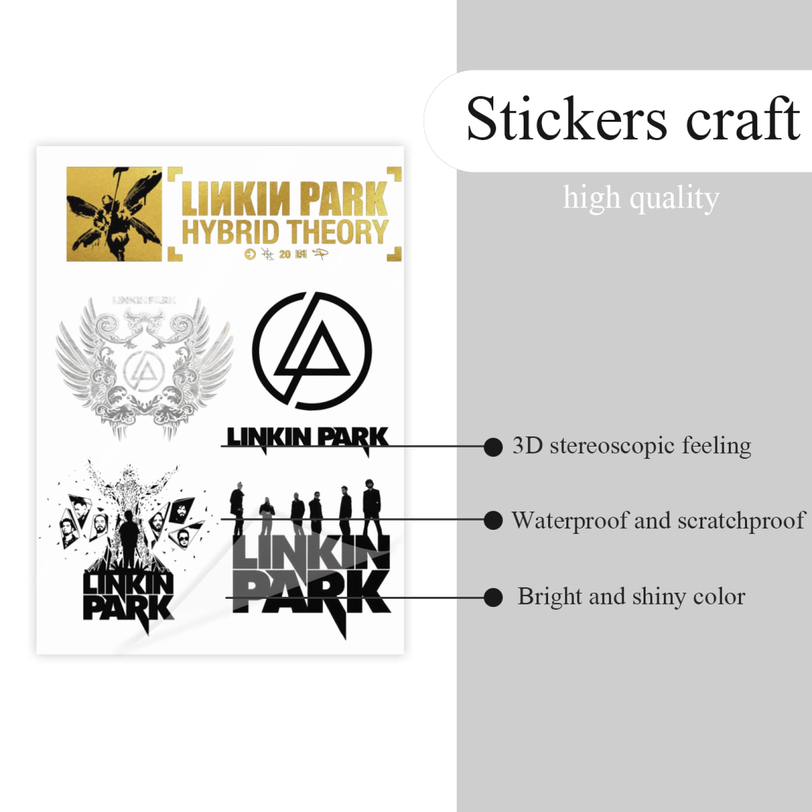 Amazon.co.jp: 防水ステッカーセット リンキンパーク スーツケース