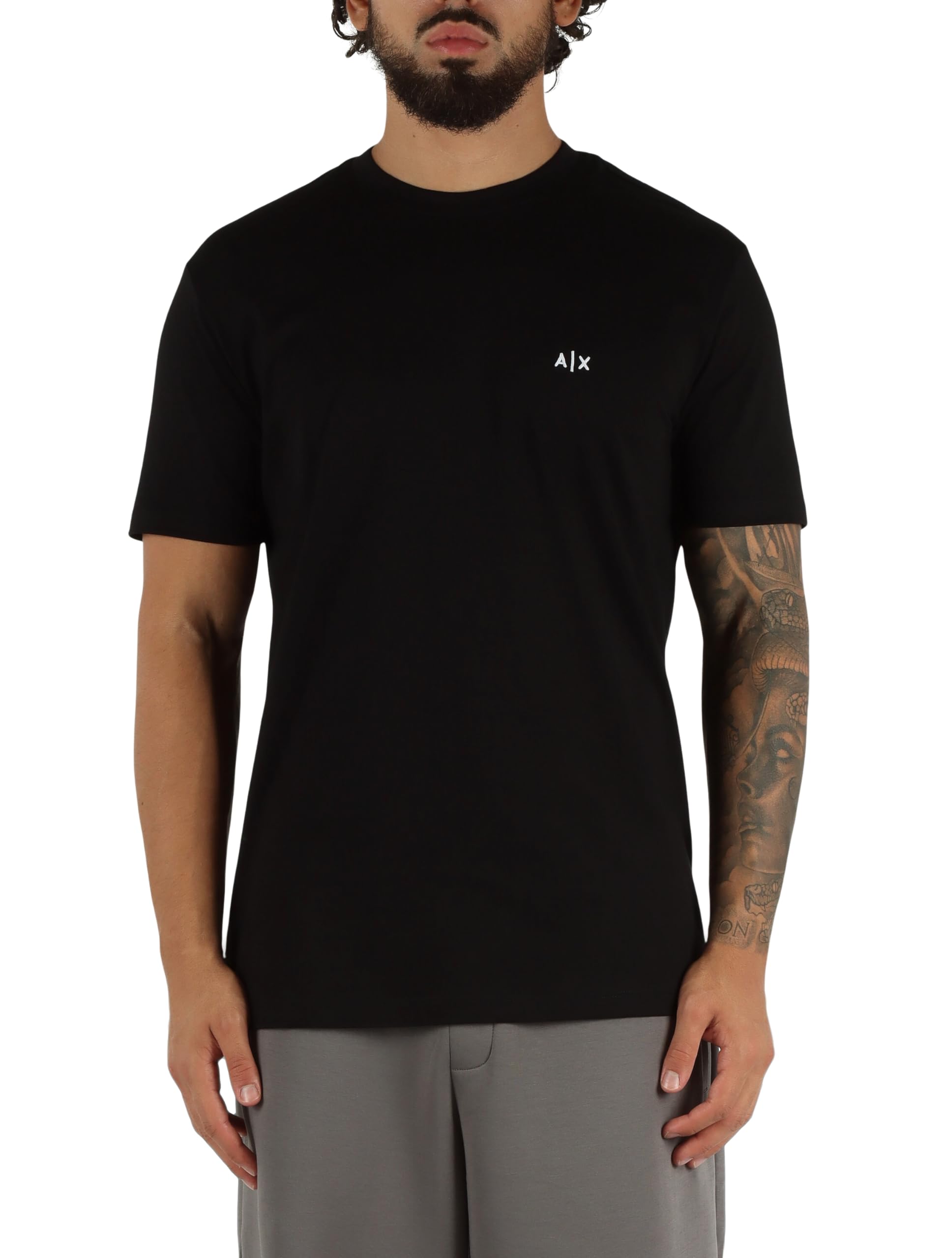Armani Exchange Hombre Negro Camisetas, Talla: Xl