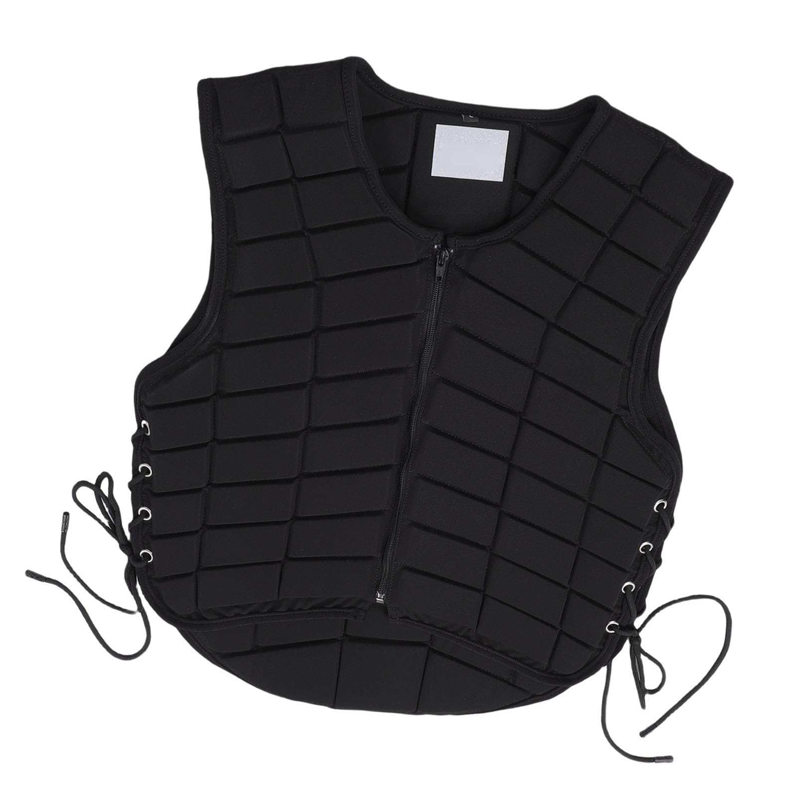 Brrnoo Gilet Professionale Equestre con Zip e Imbottitura Estesa per