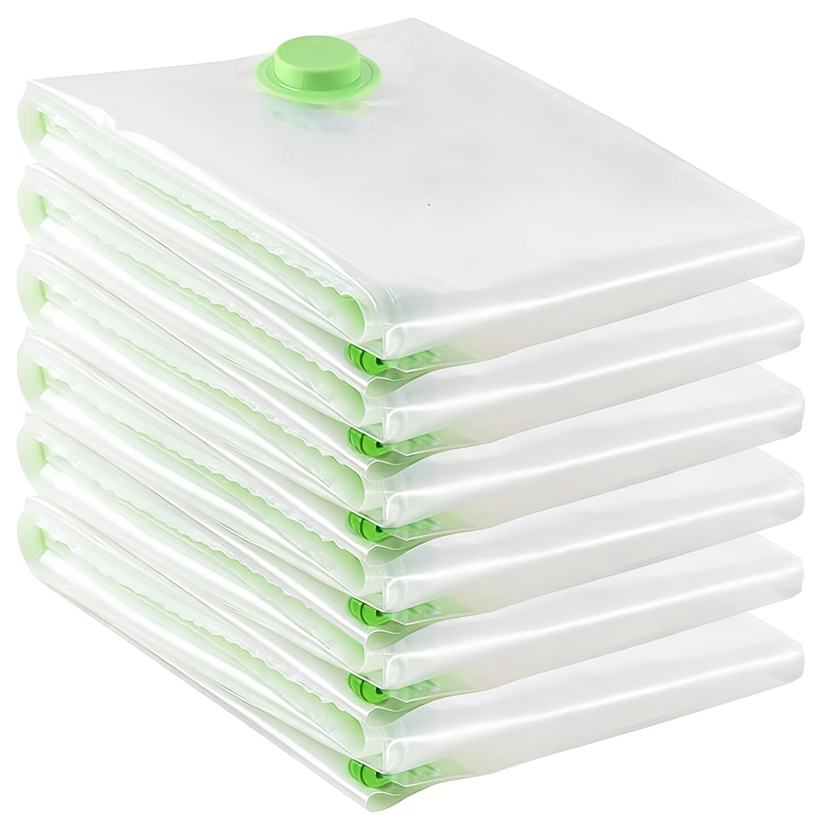 GUDELAK 6 Packs Extra Large Vacuum Storage Bags [130 x 100 cm], XXL Vacuum Bags for Storage Airtight Space Saver Jumbo Vacuum Storage Bags for Duvets Clothes Travel