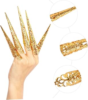 Amazon.co.jp: [SEWACC] 10個指節保護甲套 ハロウィン コスプレ用