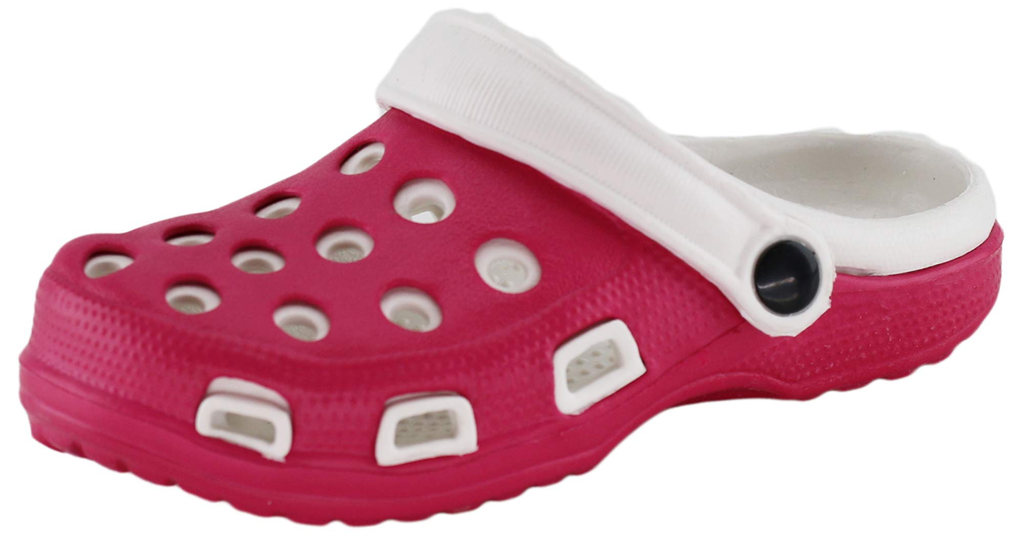 Brandseller children’s clogs slippers for boys and girls, backless shoes with non-slip sole Red Size: UK child 12.5