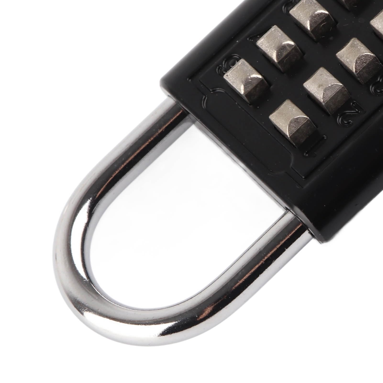 WGFOIP Push Button Padlock, 10 Digit Combination Padlock Weatherproof Code Pad Lock for School Gym Locker, Cabinets - Image 3